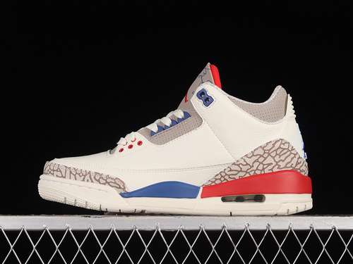 【360】[398614-140]-[AIR JORDAN 3 RETRO GS INTERNATIONAL FLIGHT SAIL/SPORT ROYAL-FIRE RED]-[40-47.5]