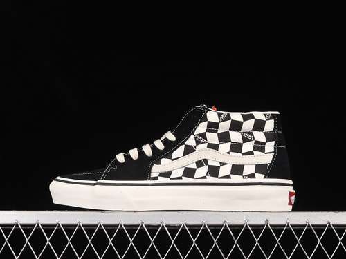 【280】[VN0A391FJB2]-[SK8-MID CHECKERBOARD BLACK/WHITE/BLACK]-[WOMAN:35-39]-[MAN:40-44]
