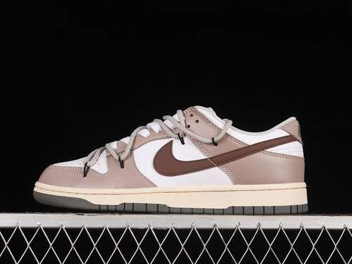【300】[DD1503-117]-[DUNK LOW WHITE/BROWN]-[WOMAN:36-39]-[MAN:40-46]