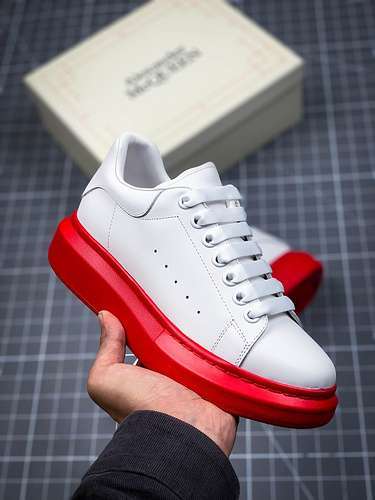 [ALE*XANDER MCQUEEN SOLE SNEAKERS WHITE/WHITE/RED]-[WOMAN:35-39]-[MAN:40-45]