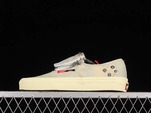 【220】[VN0A7Y12DNM]-[SHANE GONZALES X AUTHENTIC ZIP SHOES LIGHT GREY/LIGHT GREY/BEIGE]-[UNISEX:35-44]