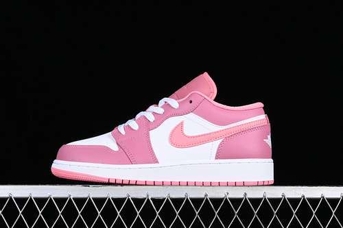 【320】[553560-616]-[AIR JORDAN 1 LOW GS DESERT BERRY/CORAL CHALK/WHITE]-[WOMAN:35.5-40]