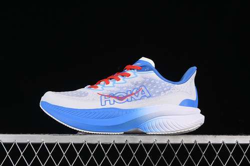 【270】[1147790 WHTV]-[HOKA ONE ONE MACH 6 WHITE/BLUE/RED]-[WOMAN:36-39]-[MAN:40-45]