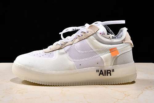 【500】[AO4606-100]-[OWF THE TEN AIR FORCE 1 LOW X OFF WHITE WHITE]-[MAN:40-47.5]