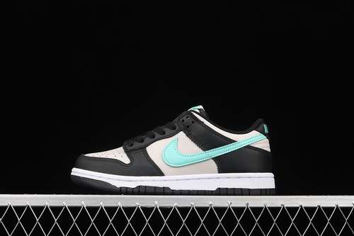【380】[CW1590-003]-[SB DUNK LOW GS TIFFANY LIGHT SMOKE GREY/BLACK/TIFFANY BLUE]-[WOMAN:36-39]