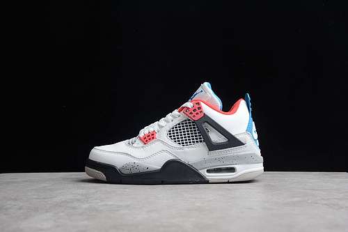 【320】[CI1184-146]-[AIR JORDAN 4 RETRO SE WHAT THE 4 WHITE/MILITARY BLUE-FIRE RED-TECH GREY]