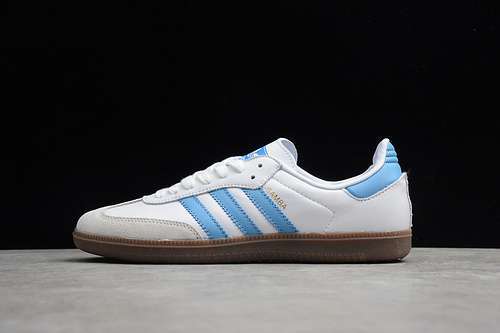 【260】[EG9327]-[SAMBA OG SHOES CLOUD WHITE/BLUE/BROWN]-[WOMAN:36-39]-[MAN:40-45]