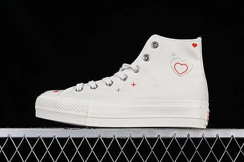 【240】[A09114C]-[CONVERSE ALL STAR LIFT WHITE/PINK]-[WOMAN:35-40]