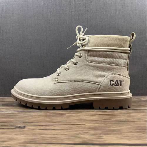 【340】[P713288]-[CAT FOUNDER BOOTS BEIGE/BEIGE/BEIGE]-[MAN:38-44]
