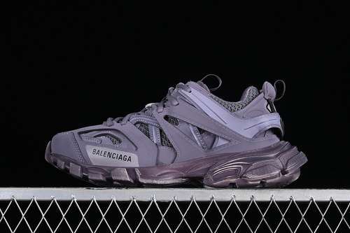 【500】[W1AC50620]-[BA*LEN*CIAGA TRACK SNEAKER TESS S.GOMMA RES BI ALV/TIS EFF NUBUK/TIS E PURPLE]