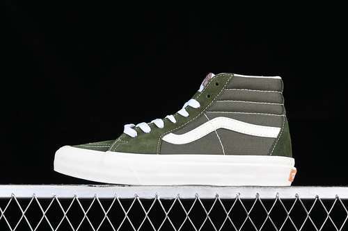 【240】[VN0005UN50K]-[SK8 HI VR3 OLIVE GREEN/WHITE]-[WOMAN:35-39]-[MAN:40-44]