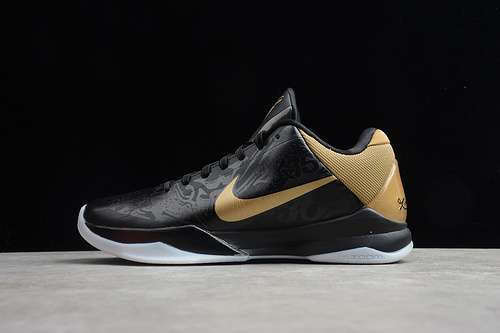 【390】[386429-008]-[KOBE 5 BIG STAGE AWAY BLACK/METALLIC GOLD-WHITE]-[MAN:39-46]