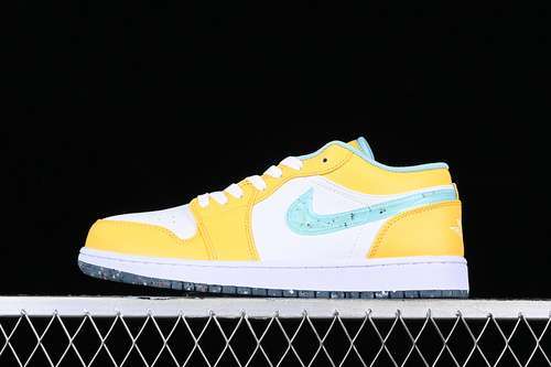 【280】[DX4375-800]-[AIR JORDAN 1 SE GS CITRON PULSE/WHITE/ACTION GREEN/GLACIER ICE]
