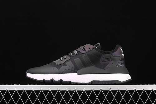 【280】[EF5421]-[NITE JOGGER SHOES CORE BLACK/PURPLE TINT/CLOUD WHITE]-[WOMAN:36-39]-[MAN:40-45]