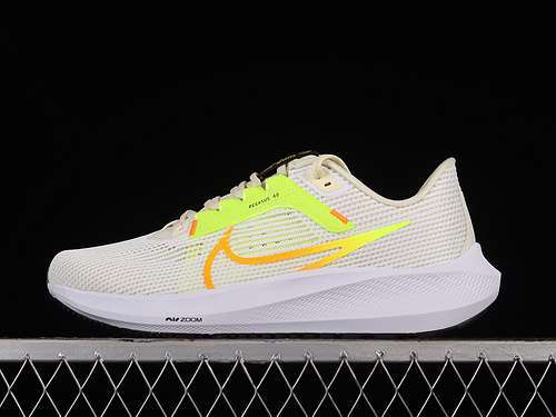 【280】[DV3853-101]-[AIR ZOOM PEGASUS 40 WHITE/COCONUT MILK/VOLT/MULTICOLOR]-[WOMAN:36-39]-[MAN:40-46]