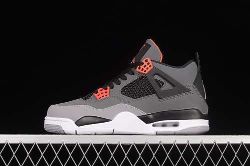 【400】[DH6927-061]-[AIR JORDAN 4 RETRO DARK GREY/RED/BLACK]-[WOMAN:36-39]-[MAN:40-45]
