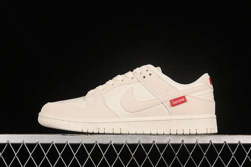 【360】[FC1688-146]-[SUPREME DUNK LOW SB RED/OFF WHITE/GREY]-[WOMAN:36-39]-[MAN:40-45]