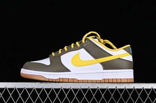 【230】[FV3629-371]-[DUNK LOW PREMIUM CARGO KHAKI/VIVID SULFUR/SUMMIT WHITE/CLEAR JADE]