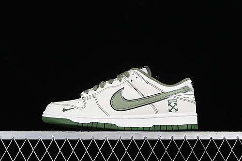 【360】[DJ2024-002]-[SB DUNK LOW OFF-WHITE GREY/GREEN]-[WOMAN:36-39]-[MAN:40-45]