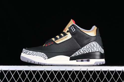【360】[CK9246-067]-[AIR JORDAN 3 RETRO BLACK/FIRE RED/METALLIC GOLD/CEMENT GREY]-[MAN:40-47.5]