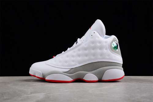 【580】[414571-160]-[AIR JORDAN 13 RETRO WHITE/TRUE RED/WOLF GREY]-[MAN:40-47.5]
