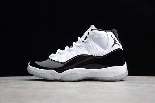 [378037-100]-[CJ AIR JORDAN 11 RETRO CONCORD (2018) WHITE/BLACK-CONCORD]-[MAN:40-46]
