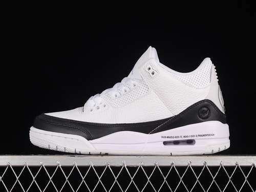 【360】[DA3595-100]-[FRAGMENT DESIGN X AIR JORDAN 3 RETRO SP WHITE/BLACK/WHITE]-[MAN:40-47.5]
