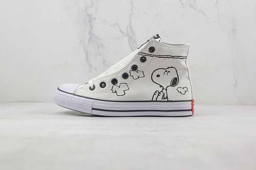 【350】[A01872C]-[PEANUTS CHUCK TAYLOR ALL STAR 70S HIGH SNOOPY AND WOODSTOCK BLACK/WHITE]-[35-44]
