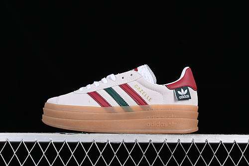 【250】[IG3685]-[ADIDAS ORIGINALS GAZELLE BOLD WHITE/RED/BROWN/GREEN]-[WOMAN:36-40]