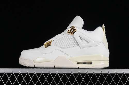 【480】[AQ9129-170]-[AIR JORDAN 4 RETRO METALLIC GOLD SAIL/METALLIC GOLD/BLACK]-[MAN:40-47.5]