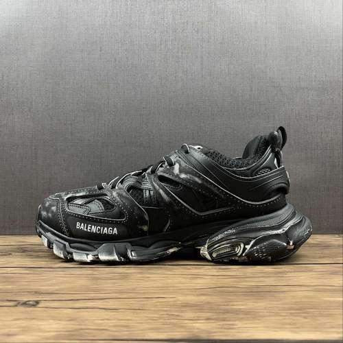【600】[BA*LEN*CIAGA TRACK 3.0 SNEAKERS BLACK/BLACK/BLACK]-[WOMAN:36-39]-[MAN:40-46]