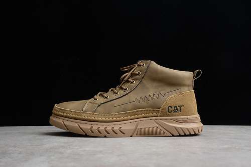 【380】[P717805]-[CAT 21SS FOUNDER SNEAKERS KHAKI/KHAKI/BROWN]-[MAN:38-44]