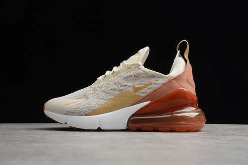 【300】[AH6789-203]-[AIR MAX 270 LIGHT CREAM/METALLIC GOLD]-[WOMAN:36-39]-[MAN:40-45]