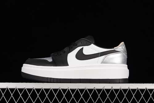 【300】[DQ8561-001]-[AIR JORDAN 1 ELEVATE LOW SE SILVER TOE WHITE/BLACK/SILVER]-[UNSIEX:35.5-46]