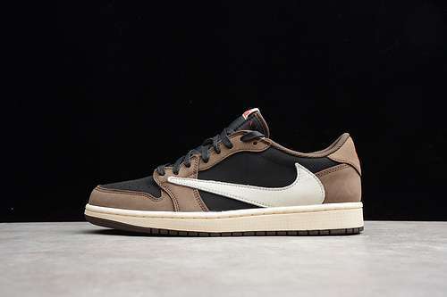 [CQ4277-001]-[CJ AIR JORDAN 1 RETRO LOW OG SP TRAVIS SCOTT BLACK/DARK MOCHA]