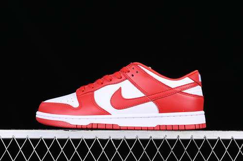 【250】[CU1727-100]-[DUNK LOW RETRO SP ST JOHN S WHITE/UNIVERSITY RED]-[WOMAN:36-39]-[MAN:40-46]