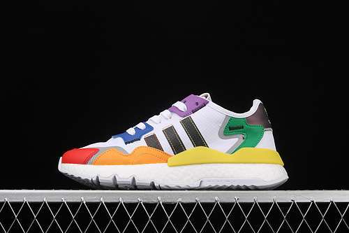 【280】[FY9023]-[NITE JOGGER PRIDE WHITE/MULTI-COLOR]-[WOMAN:36-39]-[MAN:40-45]