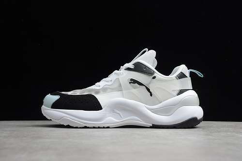 【240】[371777-02]-[RISE SHOES BLACK/WHITE/WHITE]-[WOMAN:35.5-39]-[MAN:40-44]