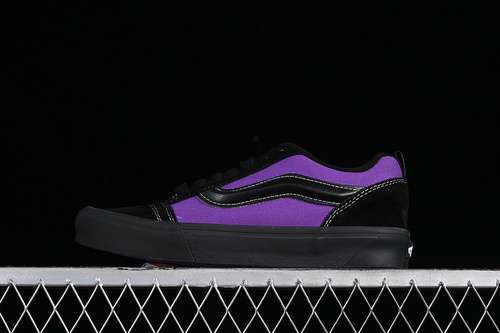【220】[VN0009QCSWE]-[VANS CLASSICS KNU SKOOL BLACK/PURPLE]-[WOMAN:35-39]-[MAN:40-44]