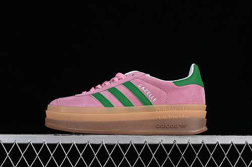 【260】[IE0420]-[ORIGINALS GAZELLE BOLD TRUE PINK/GREEN/CLOUD WHITE]-[WOMAN:36-40]