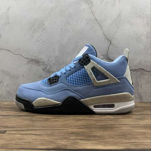 【360】[CT8527-400]-[AIR JORDAN 4 RETRO UNIVERSITY BLUE/TECH GREY/WHITE/BLACK]-[UNISEX:36-46]