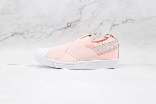 【220】[S76408]-[SUPERSTAR SLIP-ON SHOES LIGHT PINK/CLOUD WHITE/LIGHT PINK]-[WOMAN:36-39]