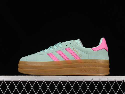【270】[HO6125]-[GAZELLE BOLD SHOES GREEN/PINK/GUM]-[WOMAN:36-40]