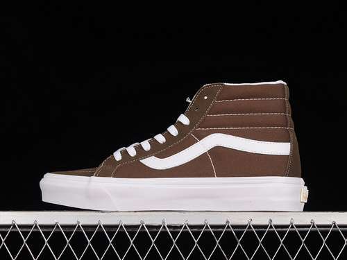 【270】[VN0A5EE3B76]-[UA SK8-HI REISSUE VR3 LX BUTTERNUT DARK BROWN/WHITE/DARK BROWN]-[UNISEX:35-44]