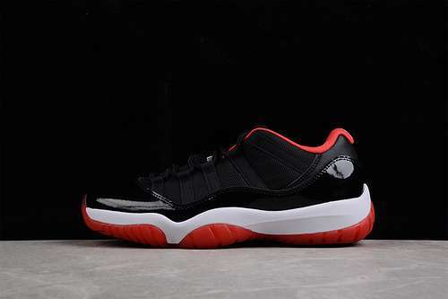 【420】[528896-012]-[AIR JORDAN 11 RETRO LOW BG BRED BLACK/TRUE RED/WHITE]-[MAN:40-47.5]