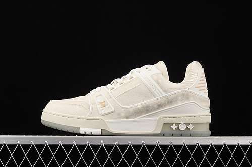 【700】[L*V 2021SS SHOES BEIGE/BEIGE/WHITE]-[MAN:38-45]