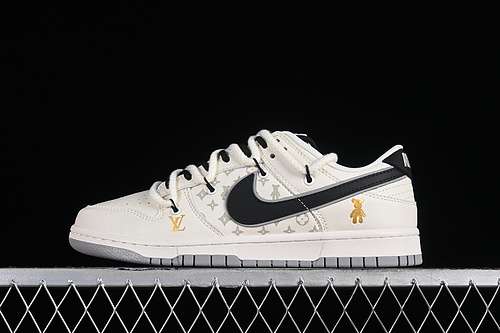 【380】[SJ2068-227]-[DUNK LOW SB L*V GREY/GOLD/BLACK]-[WOMAN:36-39]-[MAN:40-45]