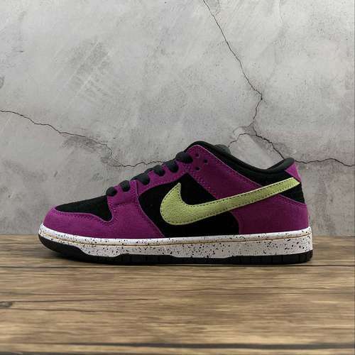 【380】[BQ6817-501]-[SB DUNK LOW RED PLUM/BLACK-TAXI-CITRON]-[WOMAN:36-39]-[MAN:40-47.5]