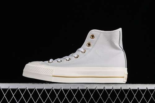 【230】[A08237C]-[CONVERSE ALL STAR LIFT WHITE/GREY]-[WOMAN:35-39]-[MAN:40-44]