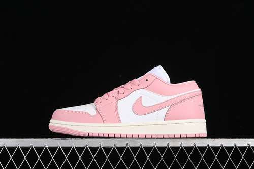 【260】[DC0774-162]-[AIR JORDAN 1 LOW WHITE/PINK OXFORD/SAIL]-[WOMAN:36-40]